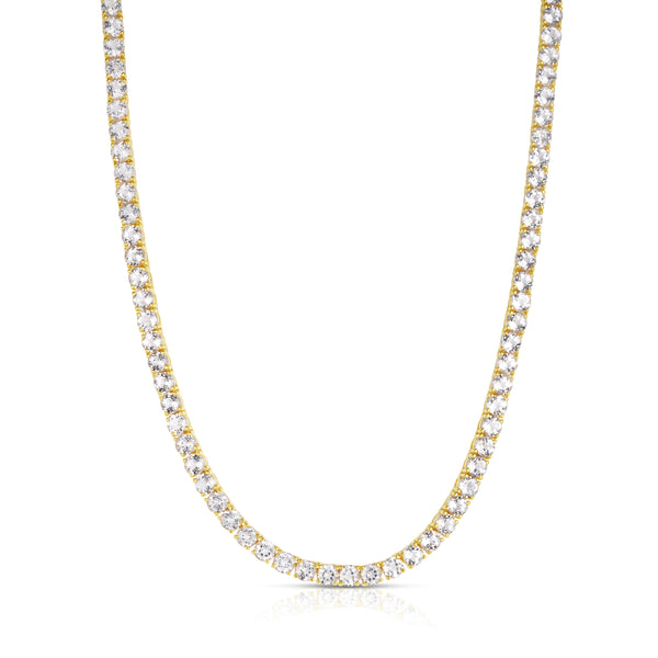 White Topaz Tennis Necklace – Forever Today by Jilco