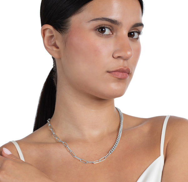 Curb and Paperclip Necklace – Forever Today by Jilco