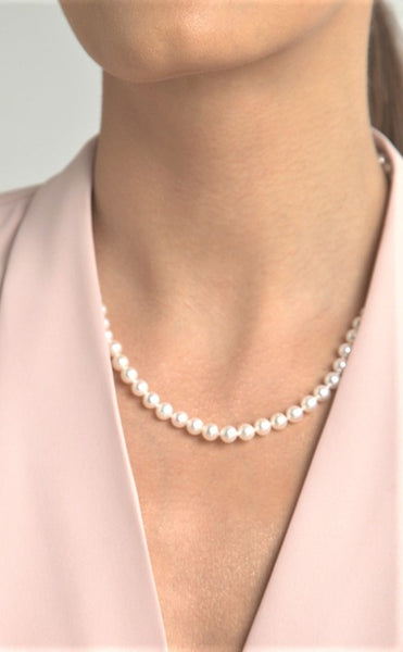 Hand Knotted Cultured Pearl Necklace – Forever Today by Jilco