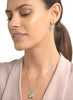 Green Amethyst Earring & Necklace Set