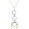Circle 'n Circle Diamond Necklace