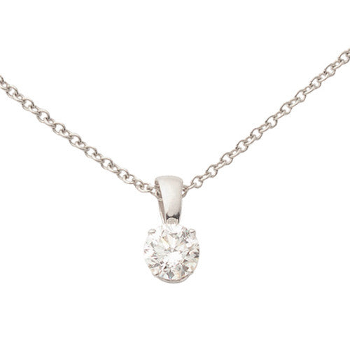 18K Solid White Gold Womens Diamond Necklace 25.50 Ctw – Avianne Jewelers