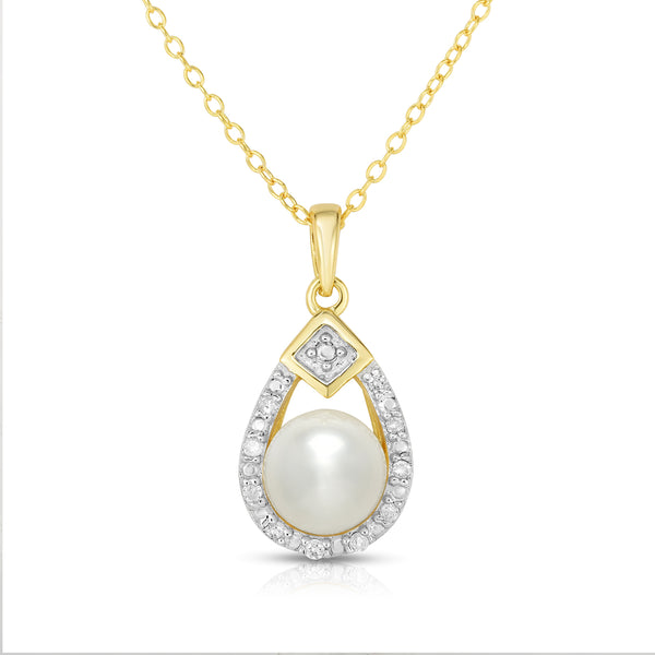 Freshwater Pearl & Diamond Necklace – Forever Today by Jilco