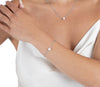 Single Pearl Bracelet Yellow Gold Plated