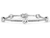 Bezel-Set Topaz  & Diamond Bracelet