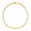 Double Saturn Chain Bracelet