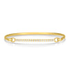White Topaz Cuff Bracelet