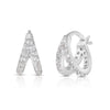 White Topaz Huggies