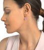 Sophisticated Cushion-cut Blue Topaz Earrings