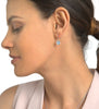 Sophisticated Cushion-cut Blue Topaz Earrings