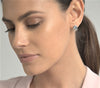 Blue Topaz Swirl Earrings
