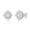 Cluster Diamond Earrings
