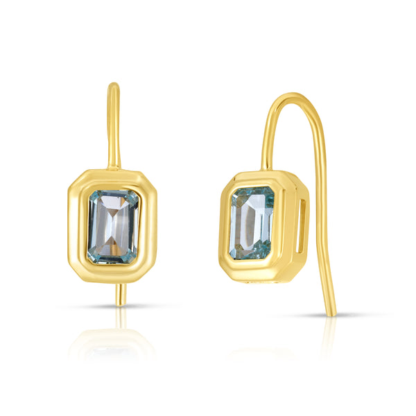 Blue Topaz Earrings