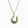 Lucky Horseshoe Pendant Necklace