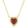 Gemstone Heart Necklace