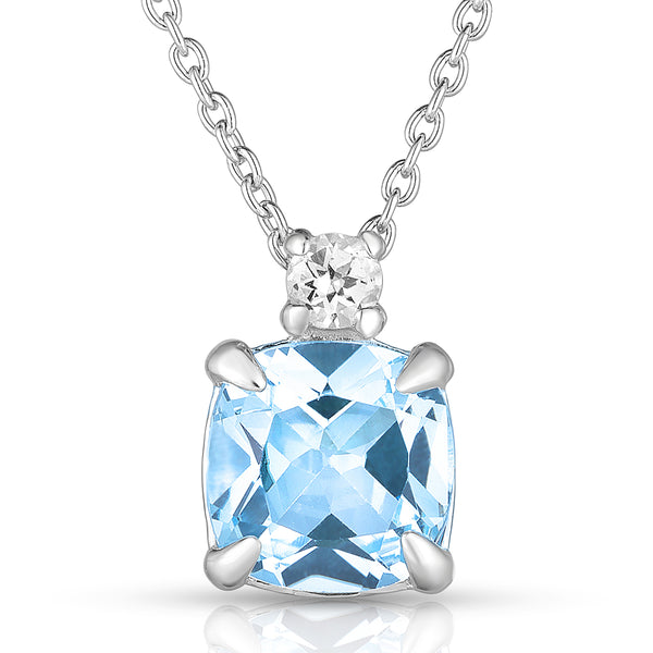 Blue Topaz Necklace
