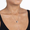 Pave White Topaz Necklace