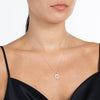Sterling Silver Whimsical Heart Necklace - Gold Overlay