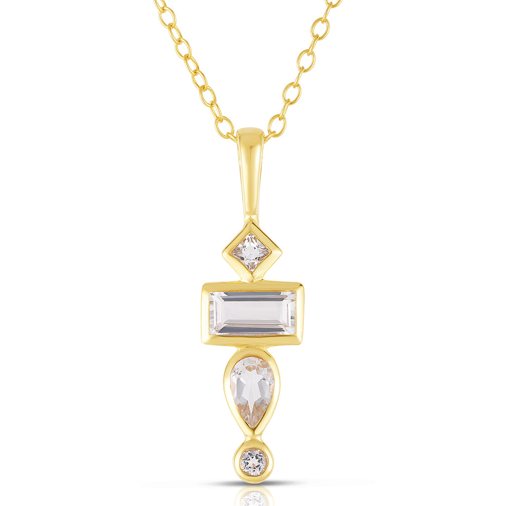 White Topaz Necklace