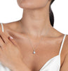 Diamond Halo Cluster Pendant