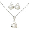Pearl Earring & Necklace Set