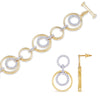 Diamond Bracelet & Earring Set
