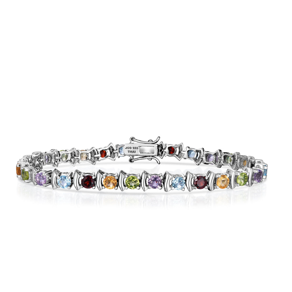 Gemstone Link Bracelet