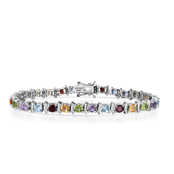 Gemstone Link Bracelet
