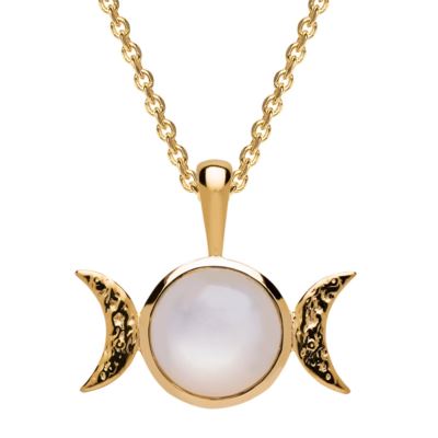 Triple Moon Necklace