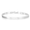 Setrling Silver Herring Bone Bracelet- 4mm