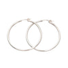 35mm Sterling Silver Hoops