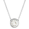 Bezel Set Diamond Pendants
