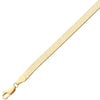 Gold Herring Bone Bracelet