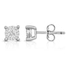 Miracle Set Diamond Solitaire Earring Collection