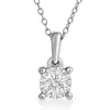 Miracle Set Diamond Solitaire Pendant Collection