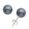 Black Freshwater Pearl Earrings