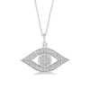 Diamond Evil Eye Necklace