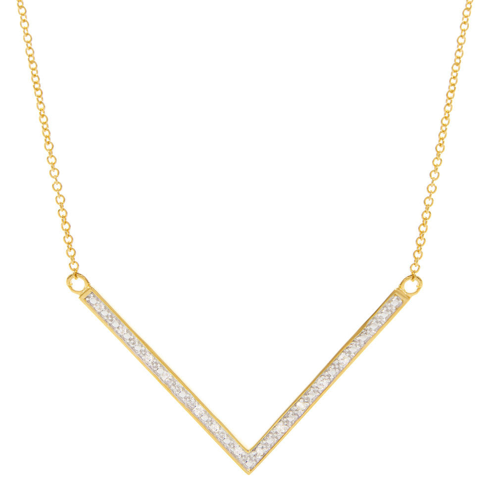 Sterling Silver & Diamond 