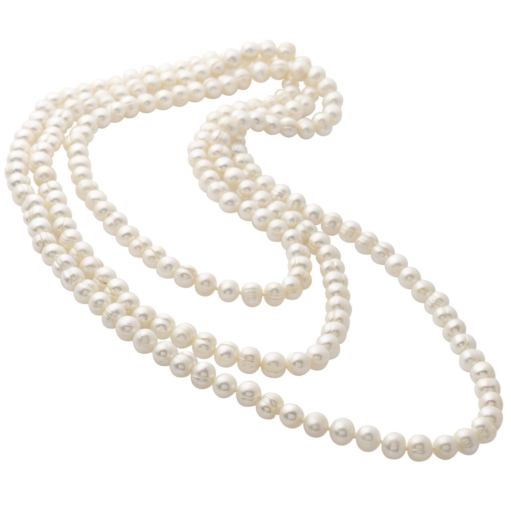 WM28 Twelve strand pearl and crystal necklace – The Island Pearl