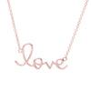 Rose love necklace