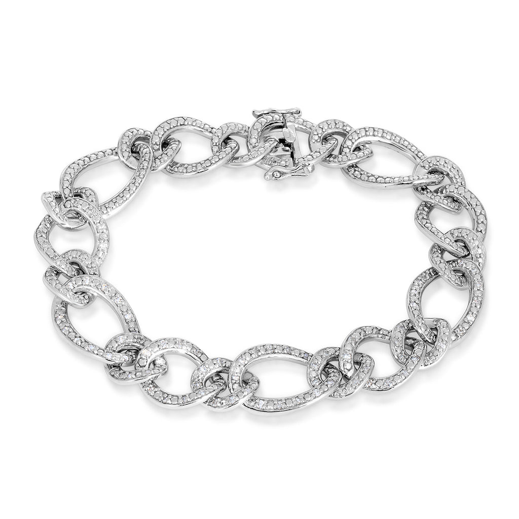 Pave' Diamond Bracelet Forever Today by Jilco