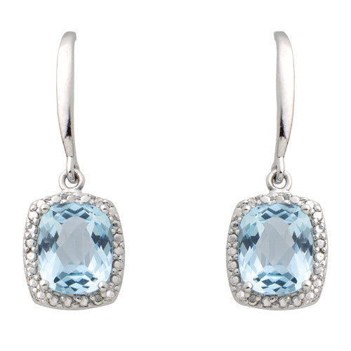 Genuine Topaz & Sterling Silver Earrings – Forever Today by Jilco