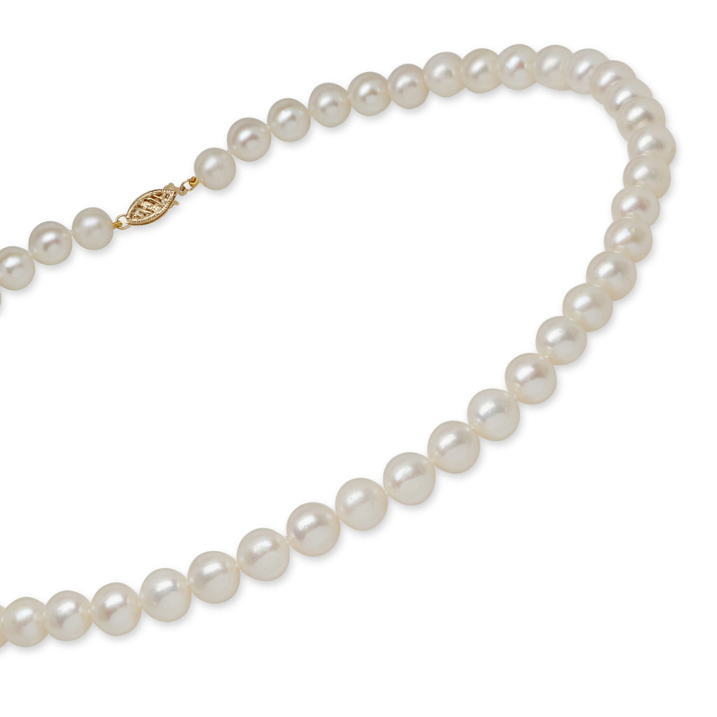 Hand Knotted Cultured Pearl Necklace