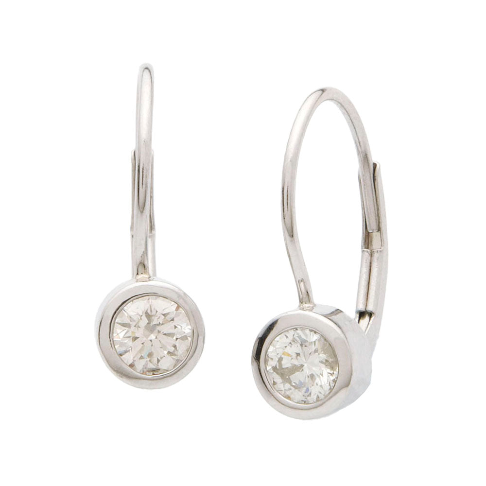 Top 101+ bezel set diamond earrings best - seven.edu.vn