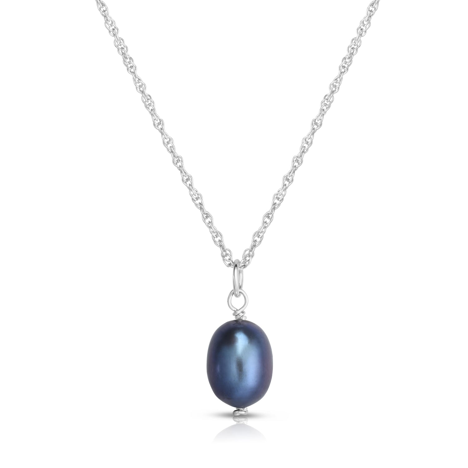 関税込★BLACKPURPLE★Bobful Pearl Drop Necklace★ネックレス black-pearl-necklace-JN9700-