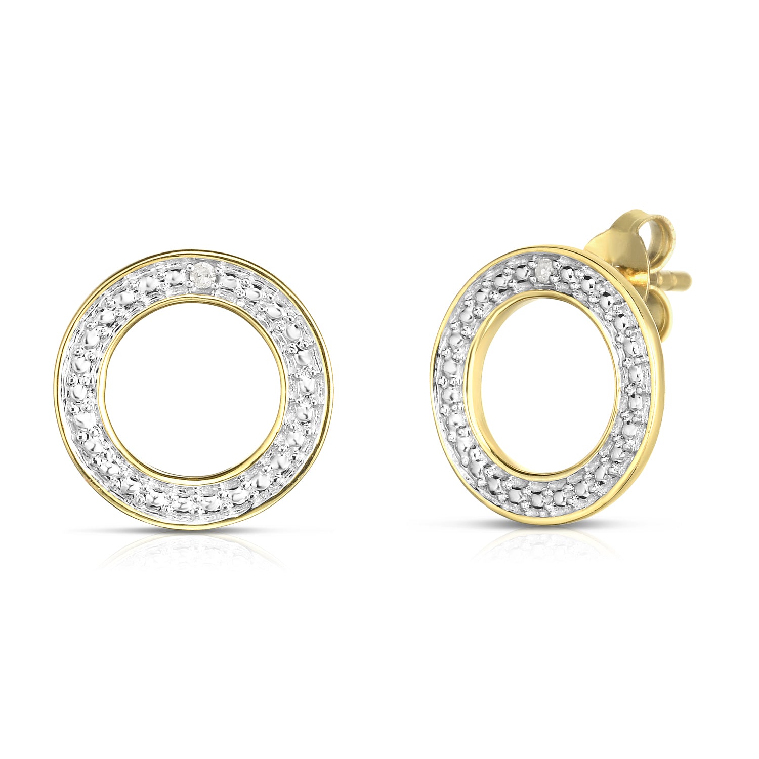 Circle Diamond Earrings – Forever Today by Jilco