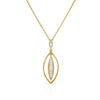 Diamond Leaf Necklace