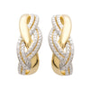 Diamond Twist Earrings