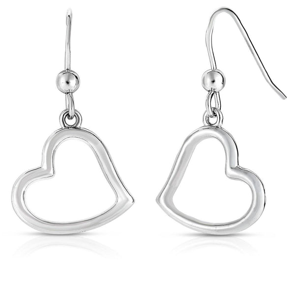 Floating Heart Earrings